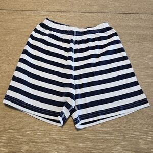 Hanna Andersson 100% Organic Cotton Stretch Knit Pajama Shorts Striped Small